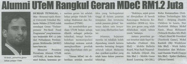 alumni utem di berita